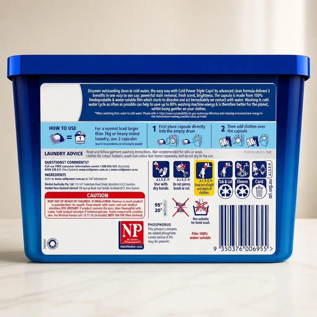 Triple Capsules Laundry Detergent Pods 26 Pack