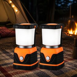 Premium 2-Pack LED Camping Lanterns with 1000LM Brightness