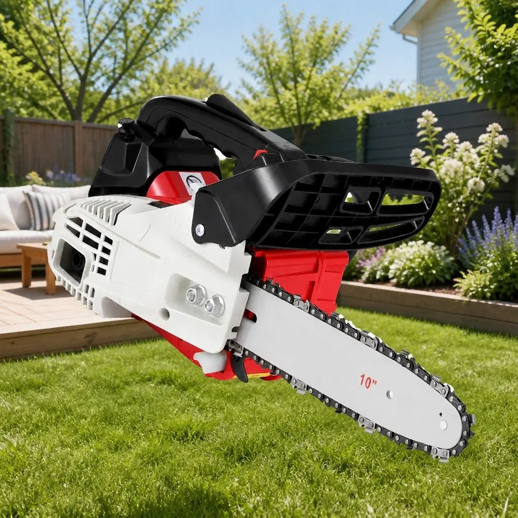 25cc Petrol Chainsaw with E-Start and 10" Bar