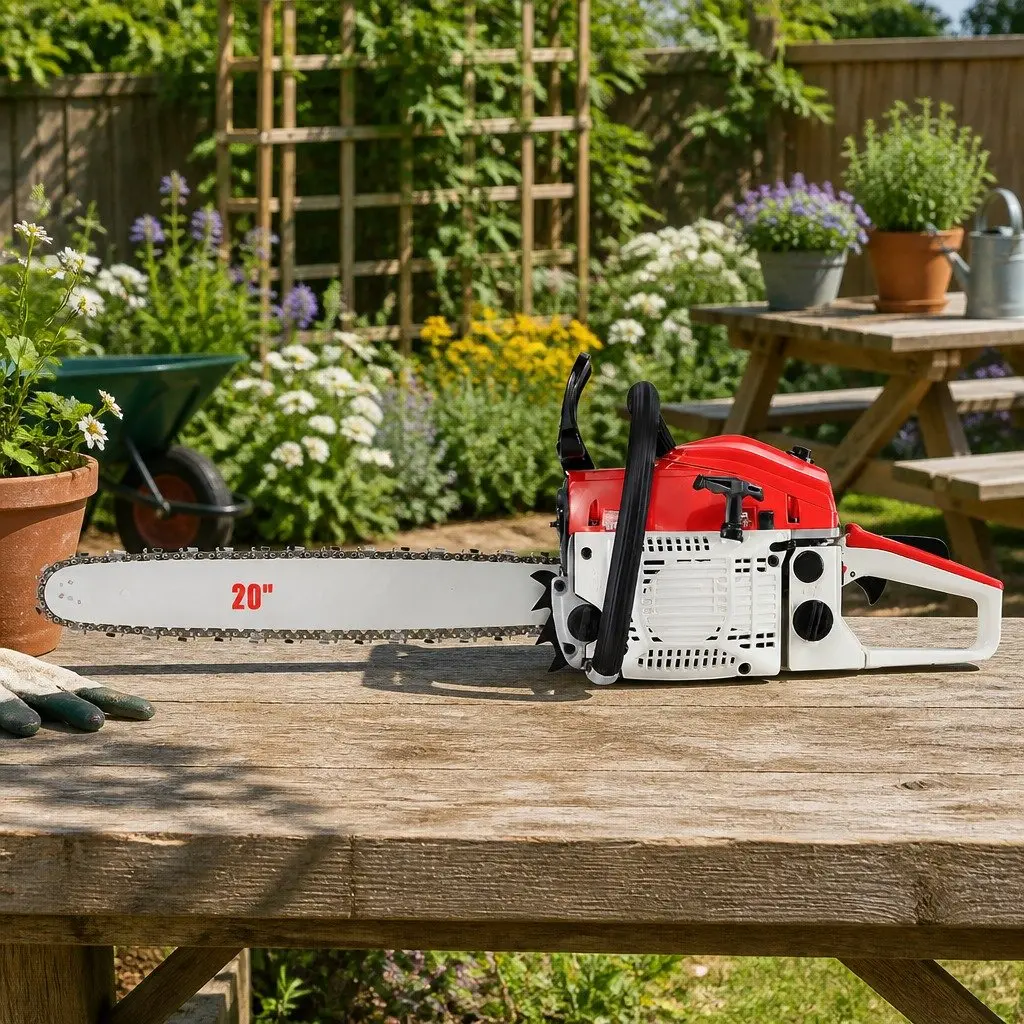 Commercial Grade 58cc Petrol Chainsaw with 20" Bar