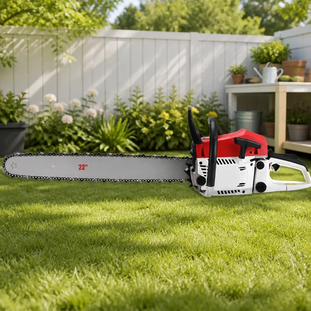 Commercial Grade 62CC Petrol Chainsaw with E-Start