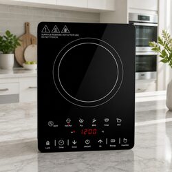 Single Burner Electric Ceramic Cooktop with Touch Control