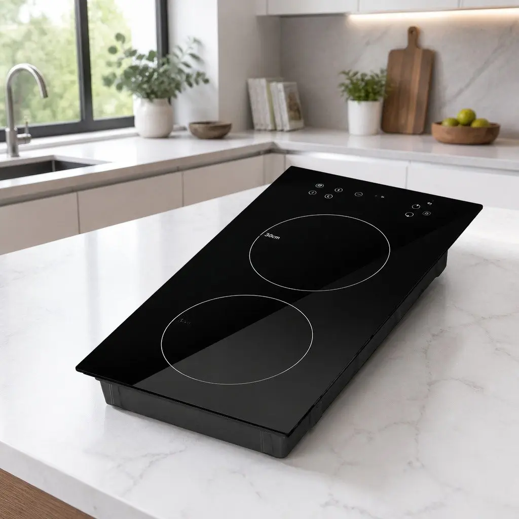 30cm Induction Cooktop with 2 Cooking Zones