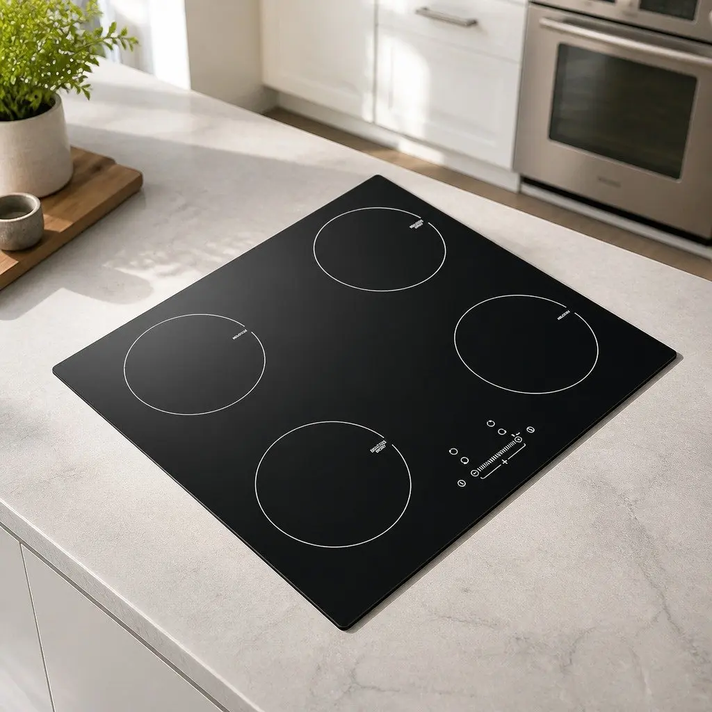 60cm Black Induction Cooktop with Touch Control