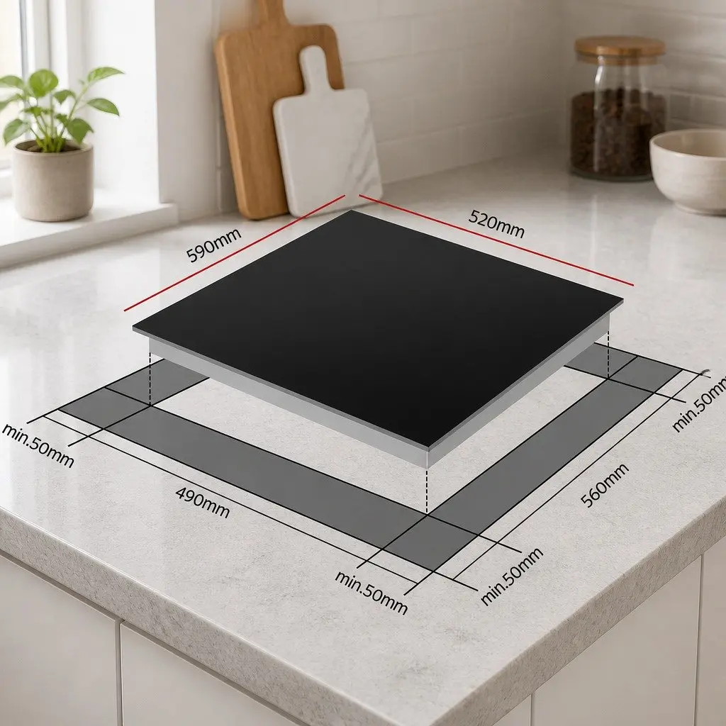 4 Zone Induction Cooktop 60cm with Touch Control