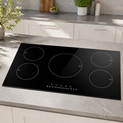 High-Quality Induction Cooktop 90cm with 5 Cooking Zones