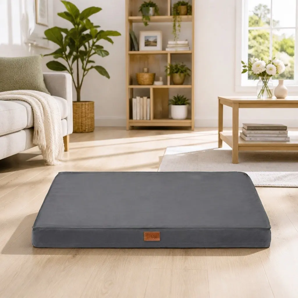 Large Orthopedic Dog Bed with Water-resistant Foam Core