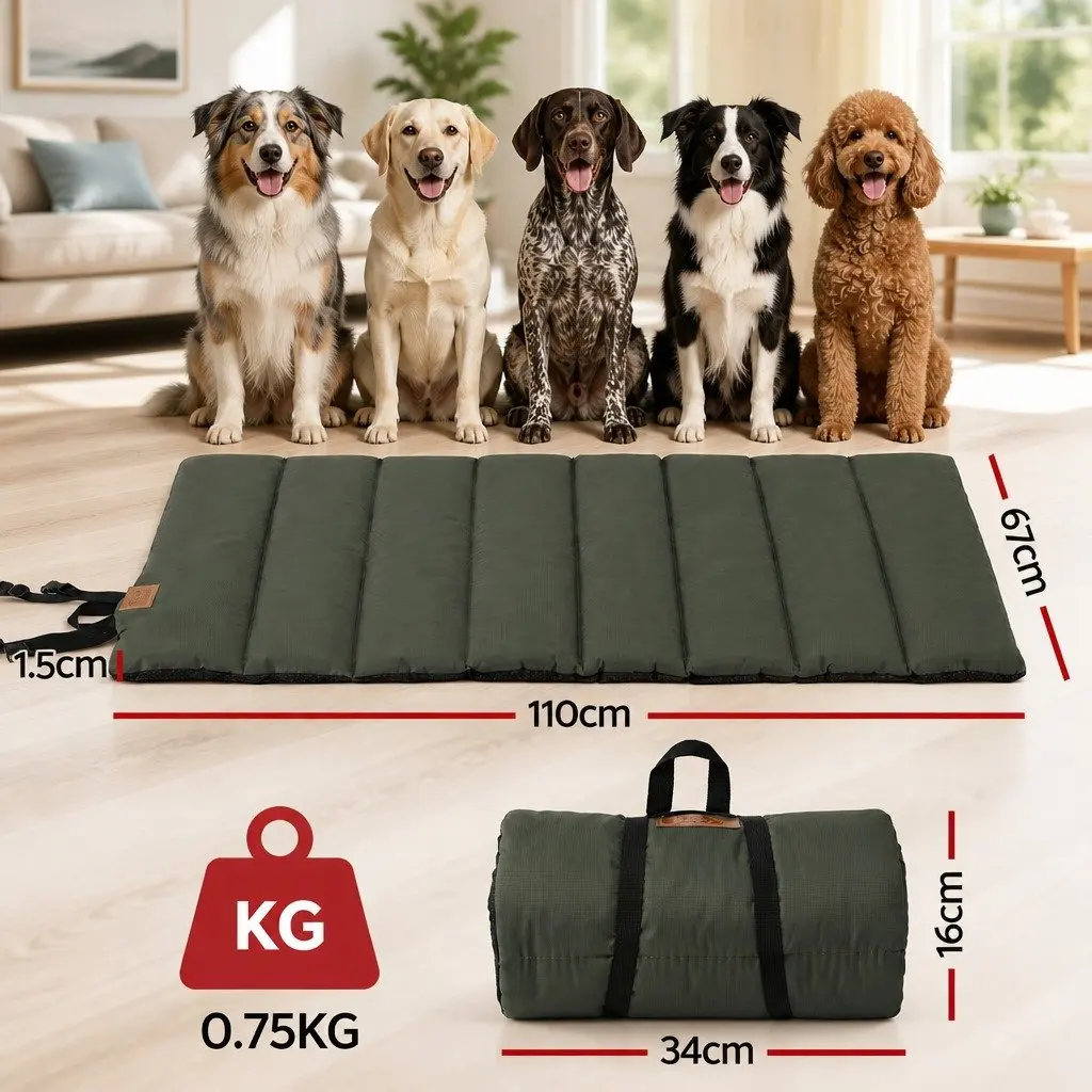 Large Water-Resistant Outdoor Dog Bed for Active Dogs