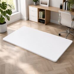 Standing Desk Top 140cm White Office Work Surface Particle Board Durable