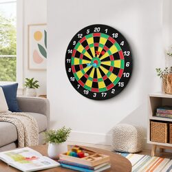 16 Inch Magnetic Dartboard for Safe Family Fun