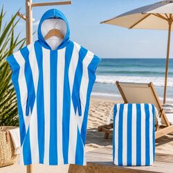 Quick Dry Adult Hooded Poncho Towel for Beach Use