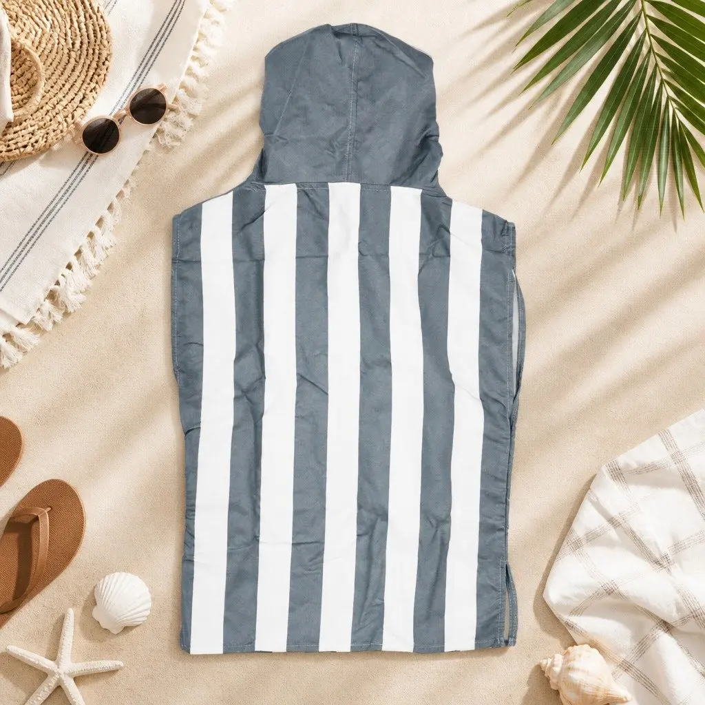 Kids Poncho Quick-Dry Microfibre XS Goa Grey