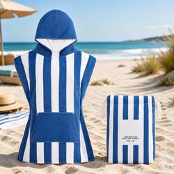 High-Quality Kids Hooded Poncho Towel for Beach Use