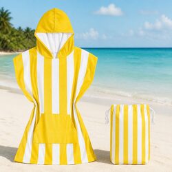 Hooded Poncho Towel for Kids Quick Dry XS 2-4 Years