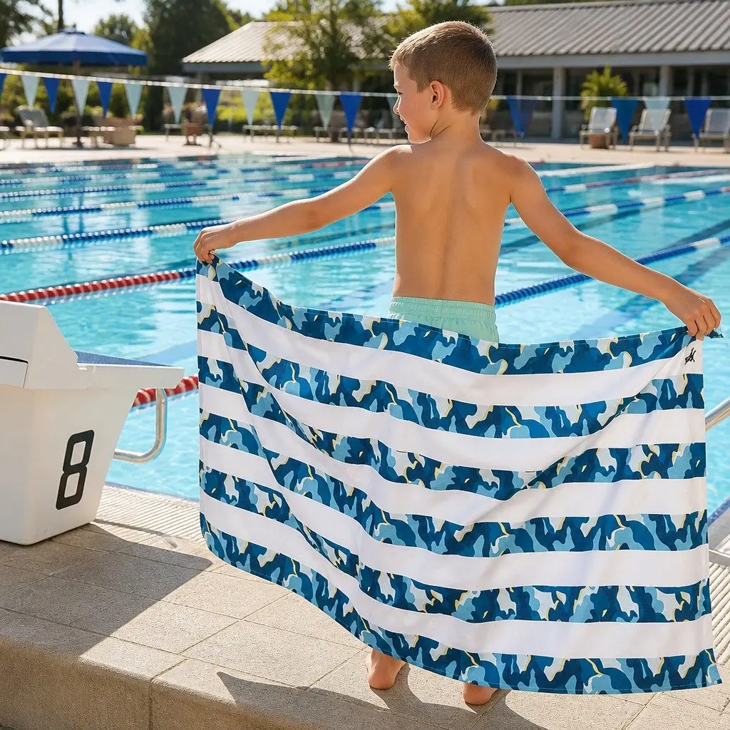 Quick-Dry Kids Beach Towel for Active Adventures