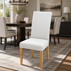 Spandex Stretch Dining Chair Covers 6 Pack for Events