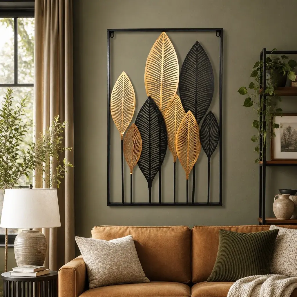 Leaf Tree Of Life Metal Wall Art for Home Decor