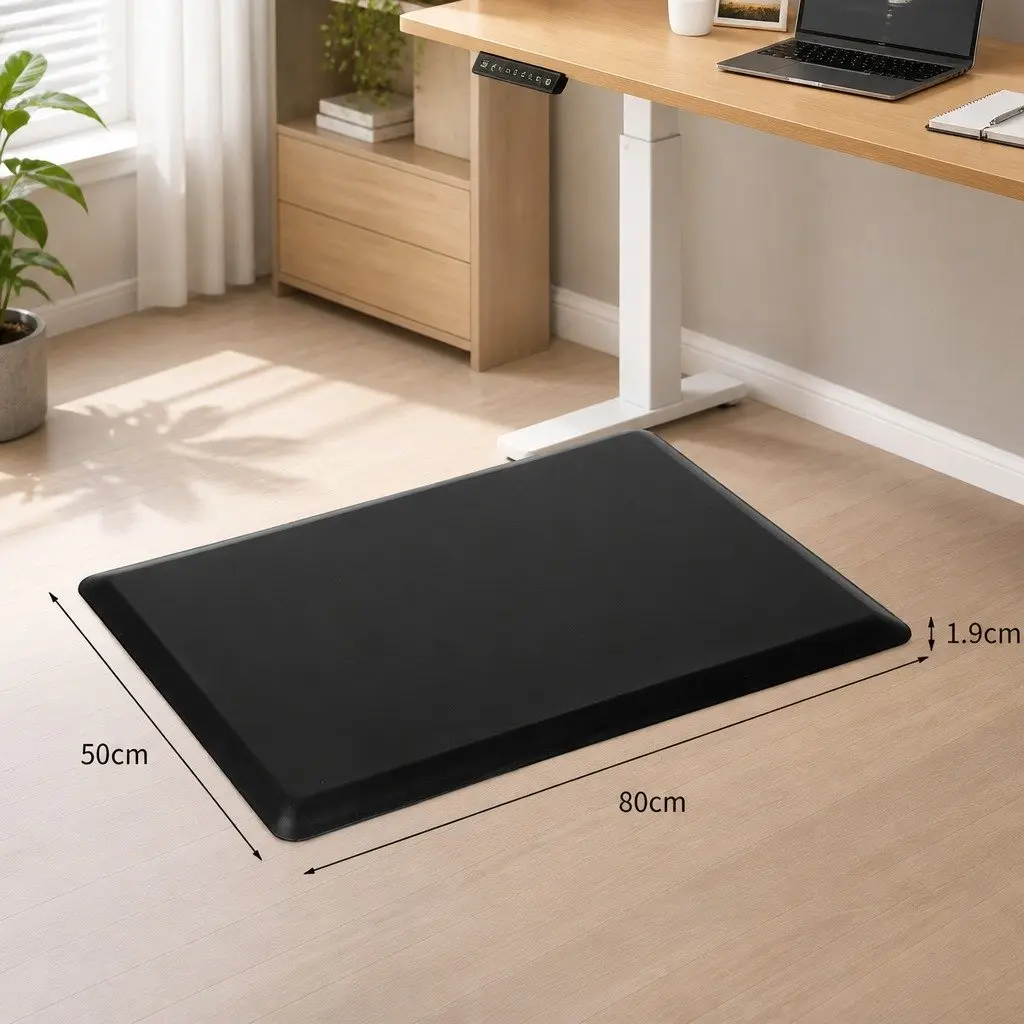 Anti Fatigue Mat PVC 50x80cm Black