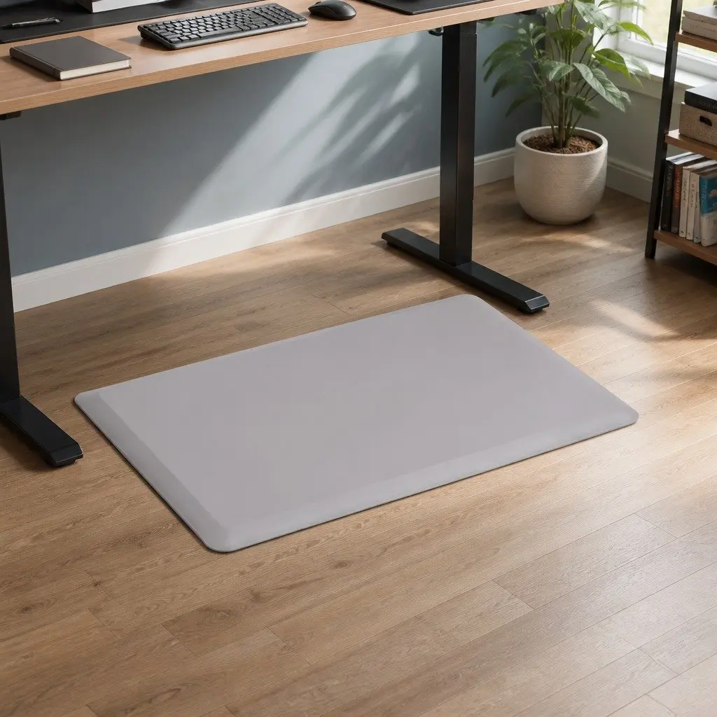 Anti Fatigue Standing Mat Comfort Foam 50x80cm Grey Non Slip