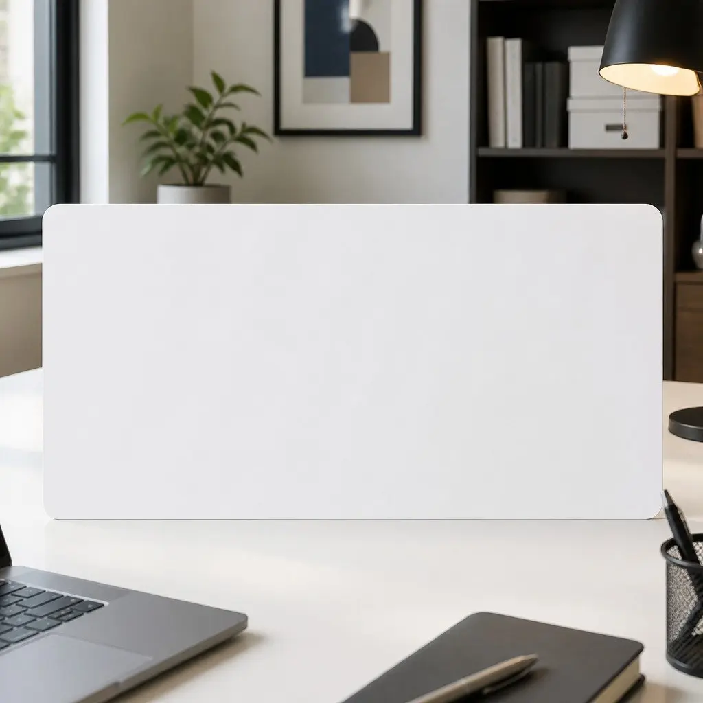 Height Adjustable Desktop Surface 120x60cm White Electric Motorised