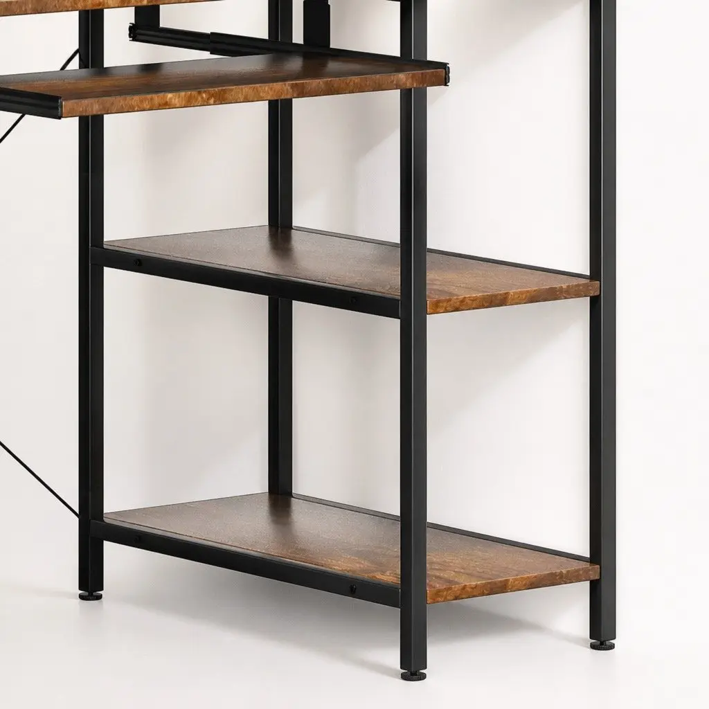 Height Adjustable Gaming Desk for Work and Play