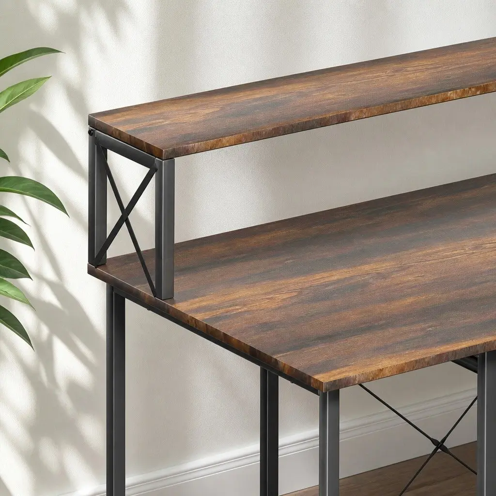 Height Adjustable Gaming Desk for Work and Play