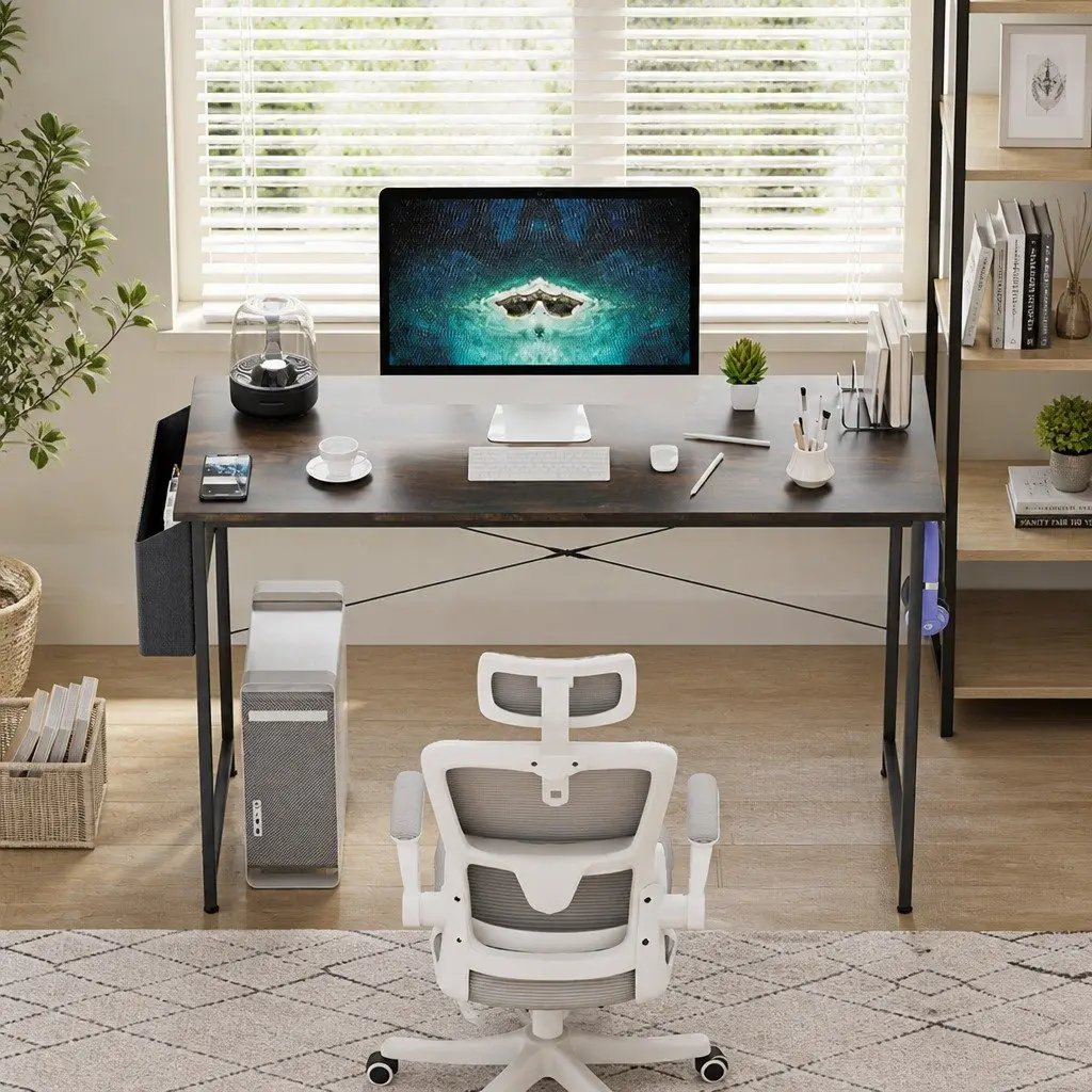 Metal Frame Computer Desk with MDF Top 80cm