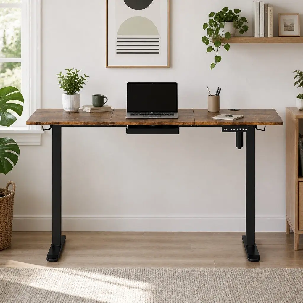 Height Adjustable Electric Standing Desk with Sturdy Frame