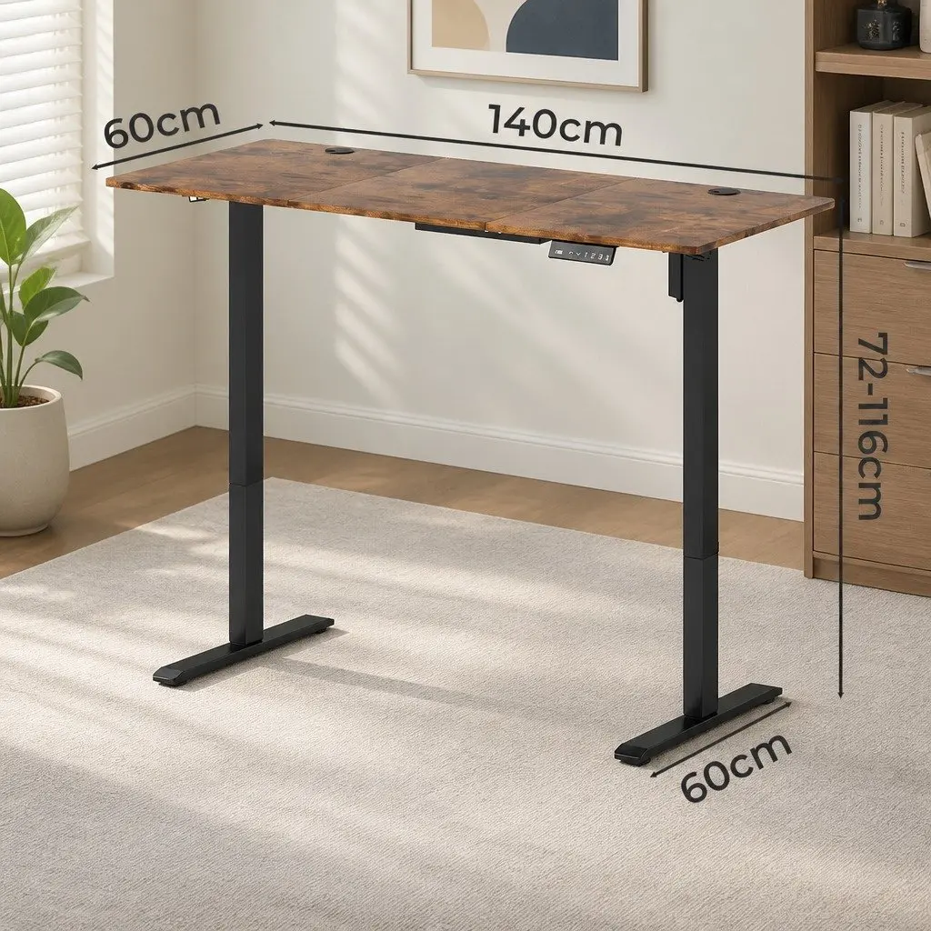 Height Adjustable Electric Standing Desk with Sturdy Frame