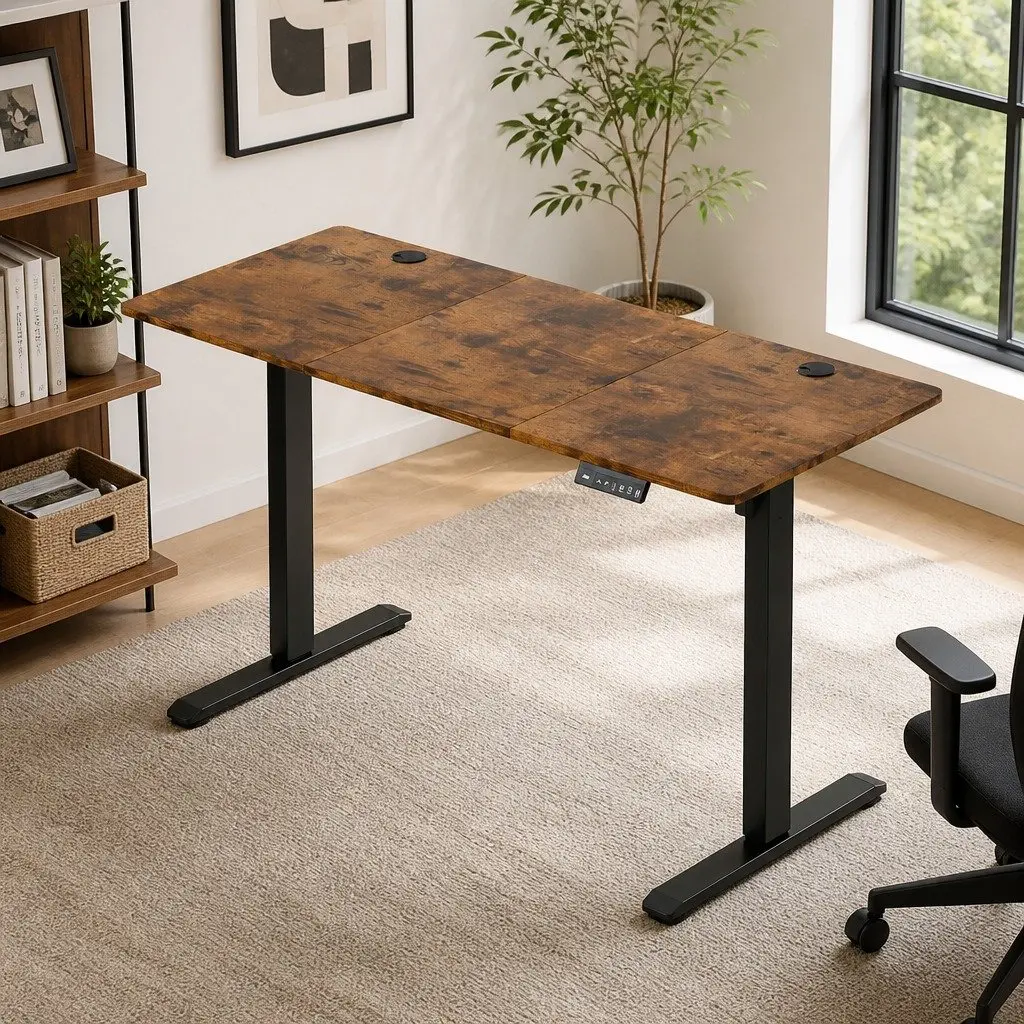 Height Adjustable Electric Standing Desk with Sturdy Frame
