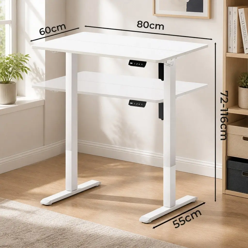 Motorised Electric Standing Desk with Adjustable Height 72-116cm