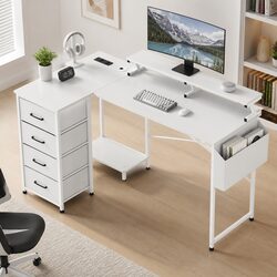 Premium L Shaped Gaming Desk with RGB Lighting