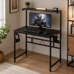 Durable Adjustable Height Gaming Computer Desk