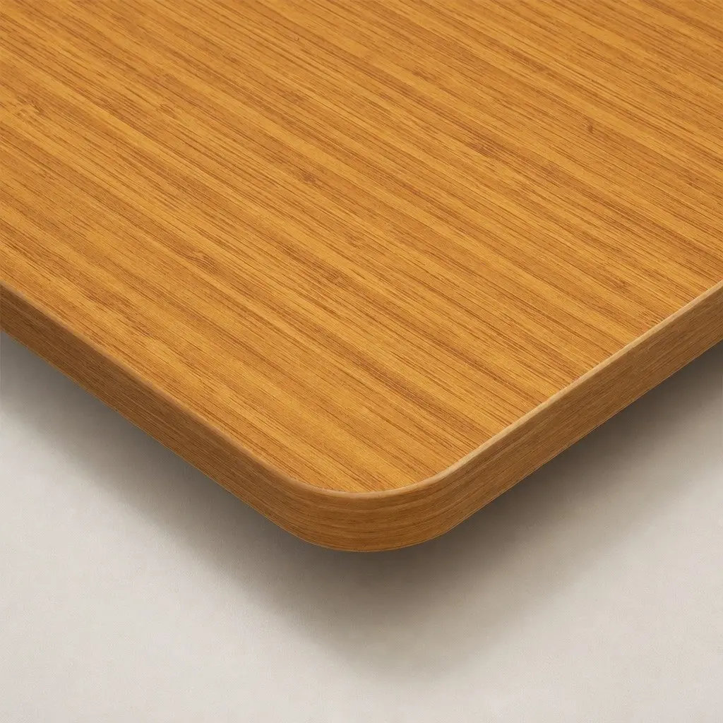 Motorised Standing Desk with Natural Finish