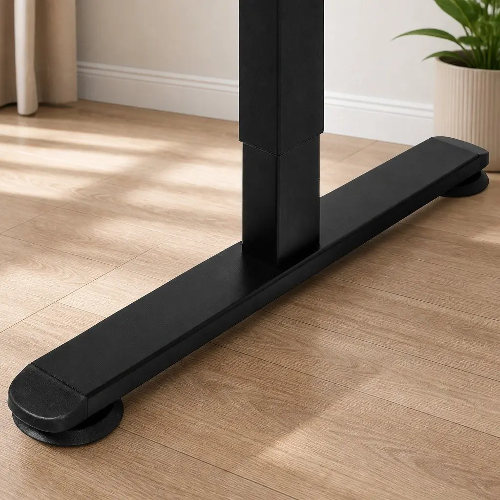 Motorised Standing Desk Black Electric Frame 120cm