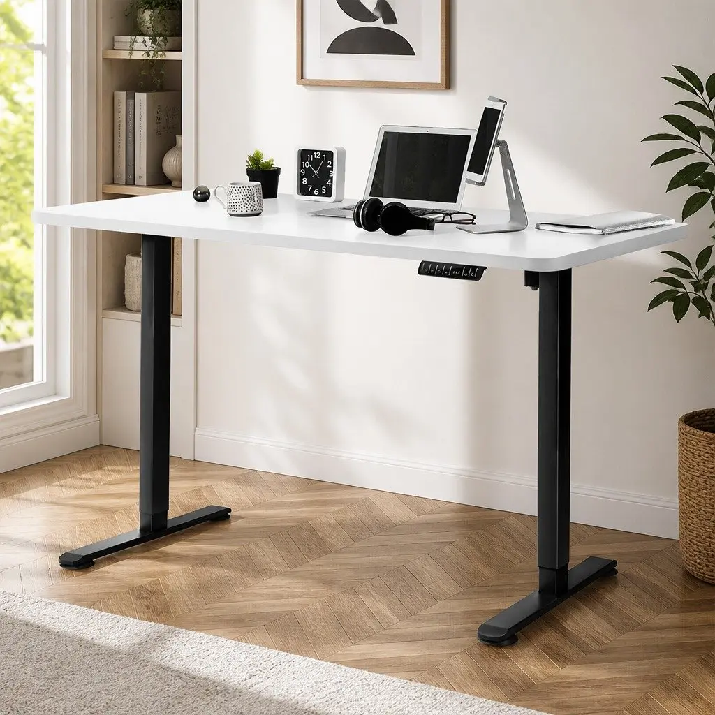 Electric Height Adjustable Desk Frame 120cm White