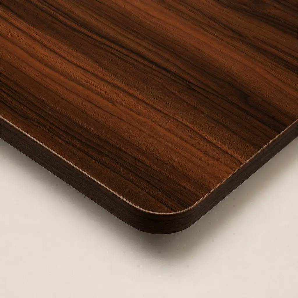 Adjustable Motorised Standing Desk with Walnut Surface