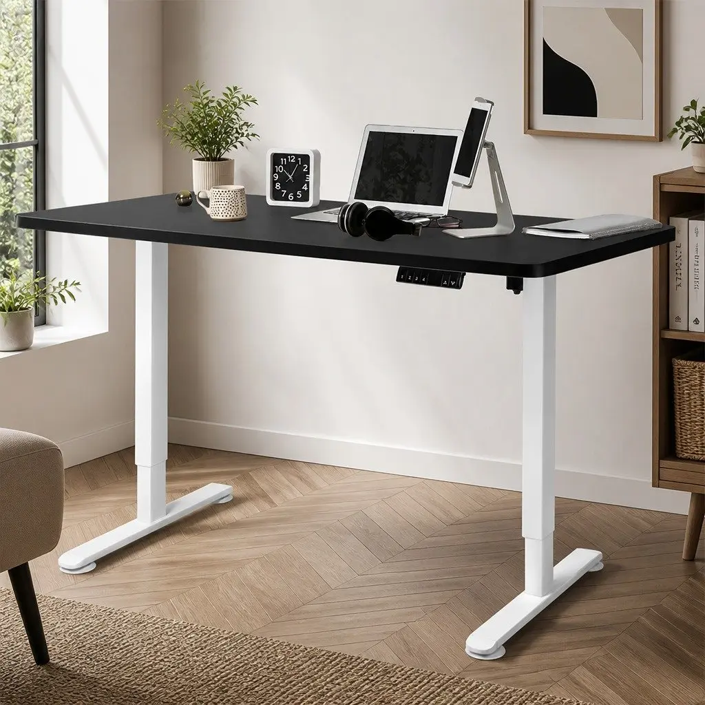 Motorised Standing Desk Frame 140cm Black