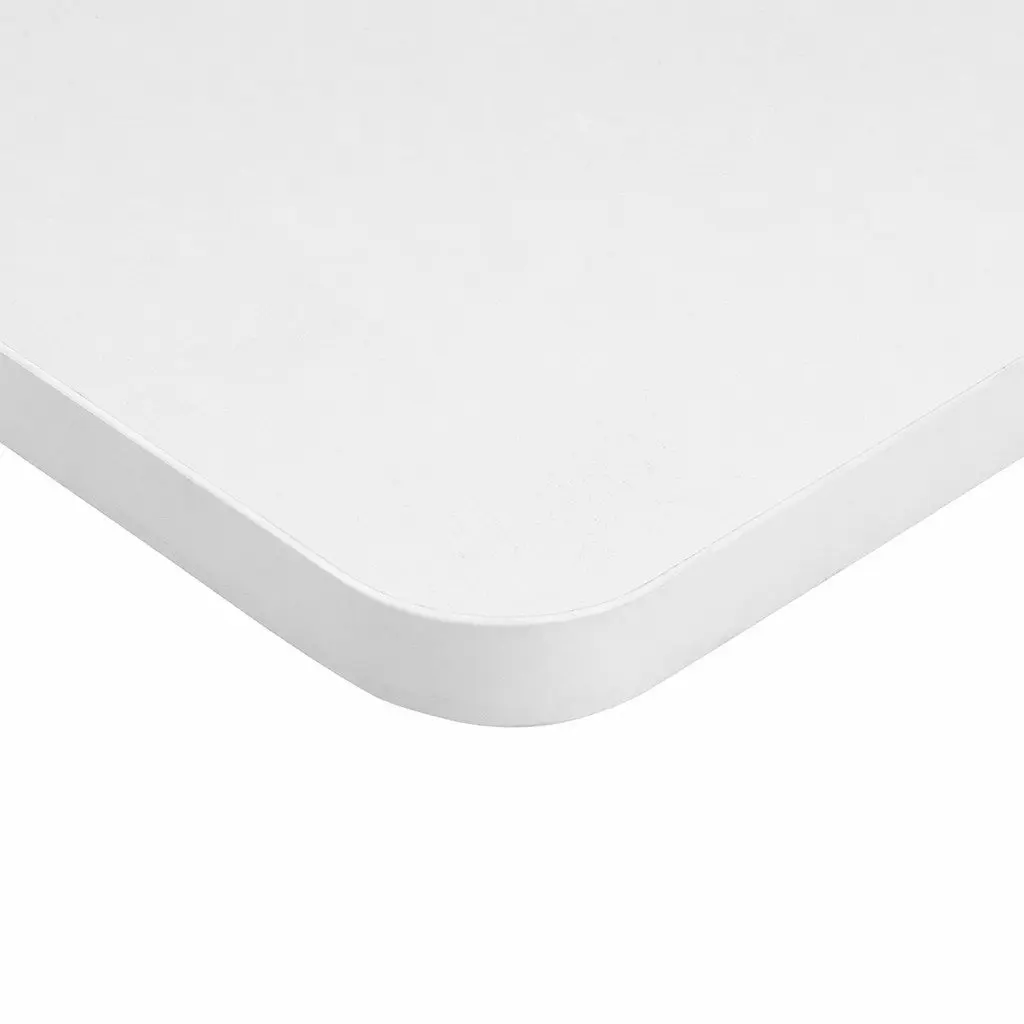 Adjustable Motorised Standing Desk with White Frame