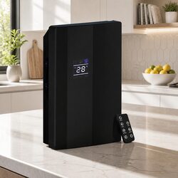 Dehumidifier 2L Water Tank Air Purifier Black Quiet Remote Control Timer