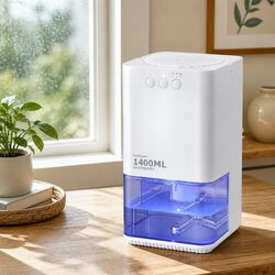 Compact Portable Dehumidifier with 1400ML Tank
