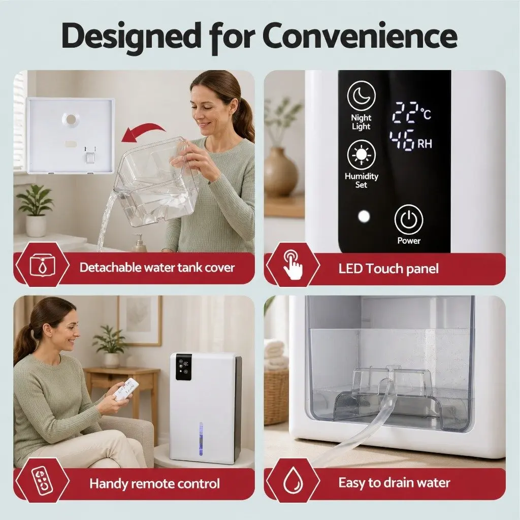 Portable Dehumidifier with Remote Control
