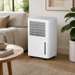 Compact 12L Dehumidifier and Air Purifier - White