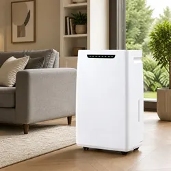 Portable 16L/Day Dehumidifier with 5.5L Tank in White