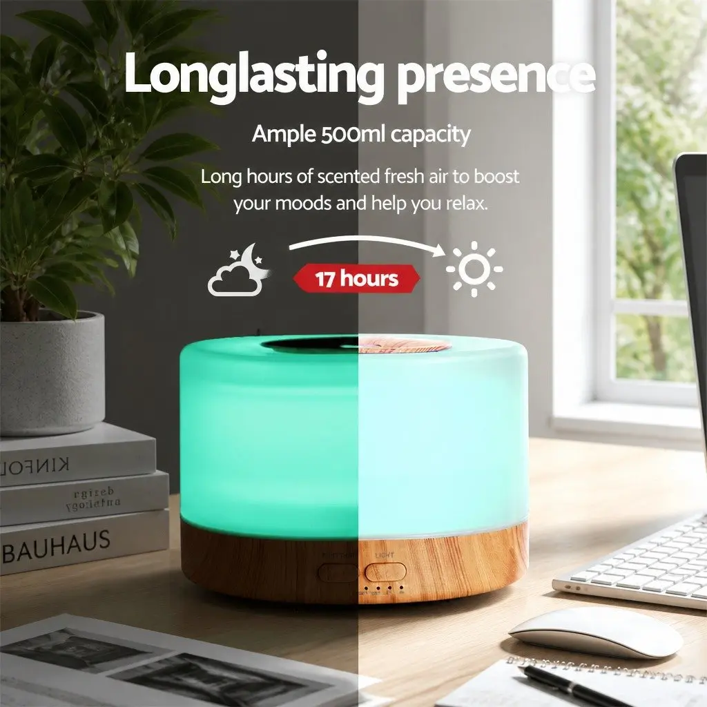 Aroma Diffuser ABS 500ml Light Wood