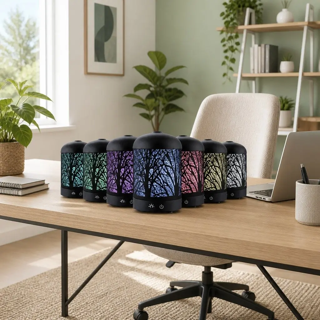 Ultrasonic Aroma Diffuser with Night Light 160ml