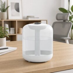 Aroma Diffuser Ultrasonic Humidifier 1L Aromatherapy Mist Night Light White