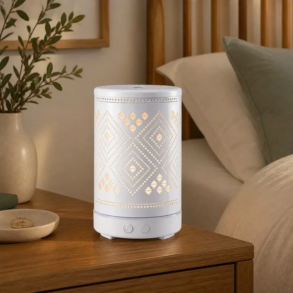 Aroma Diffuser Humidifier ABS 100ml White