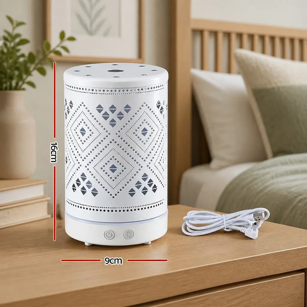 Aroma Diffuser Humidifier ABS 100ml White