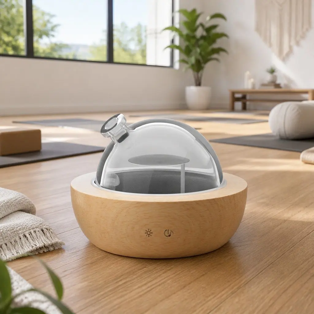 Ultrasonic Aroma Diffuser with Glass Dome